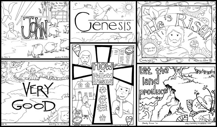 Bible book coloring pages