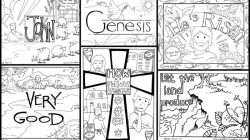 Coloring book pages bible stories