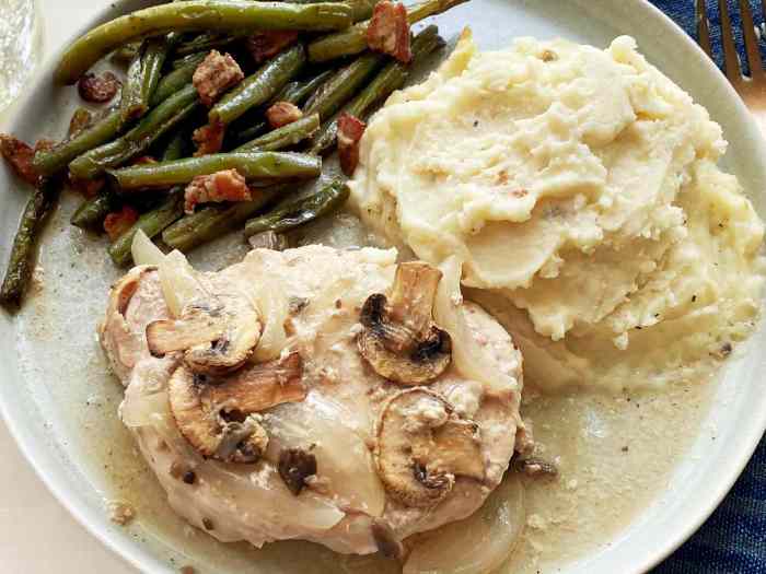 Pork chop recipes with mushroom soup in crock pot