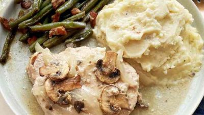 Pork chop and rice recipes mushroom soup