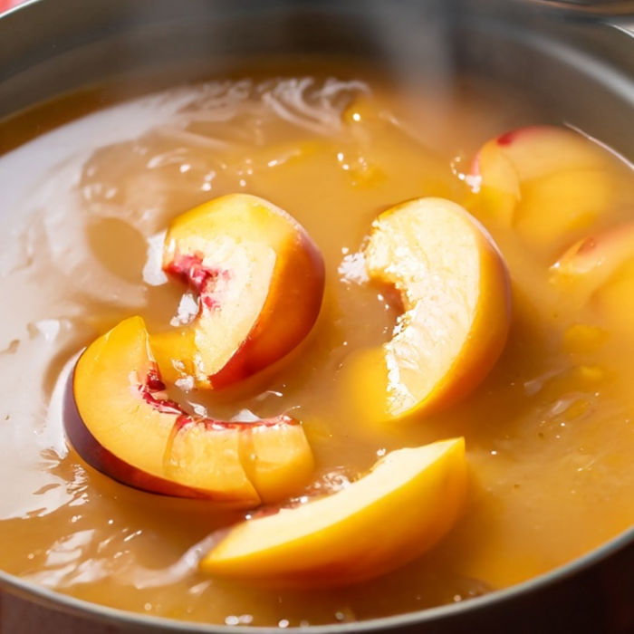 Soup peach chilled peachy life