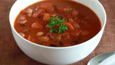 Recipe for Bean and Bacon Soup