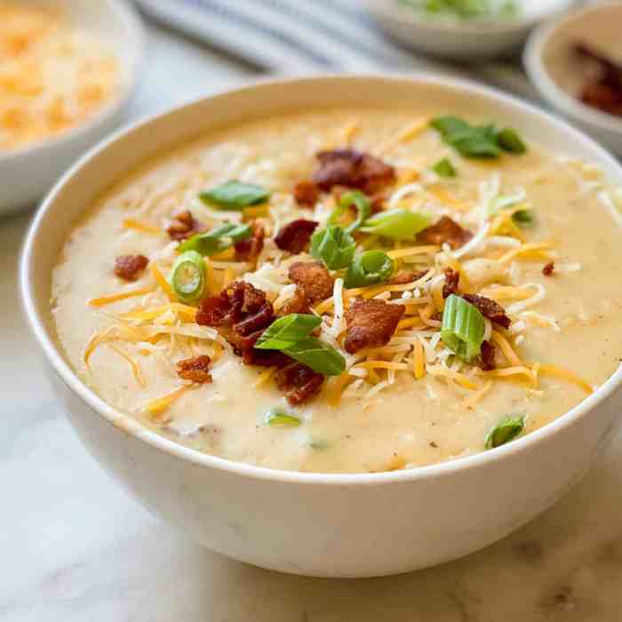 Potato cheddar soup recipe