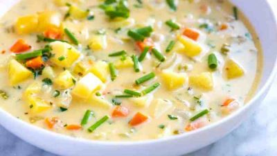 Potato soup recipe using heavy whipping cream