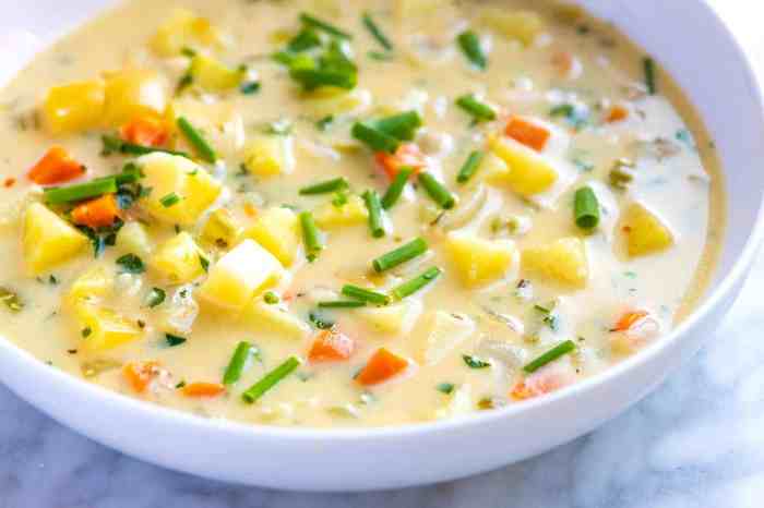 Potato soup recipe using heavy whipping cream