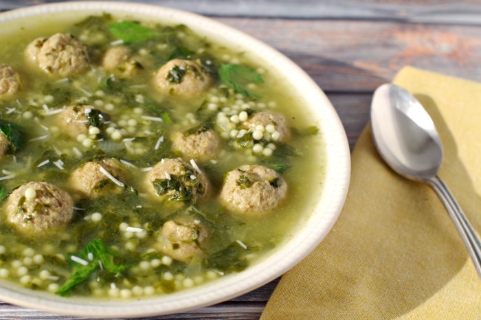 Recipe for meatballs for italian wedding soup