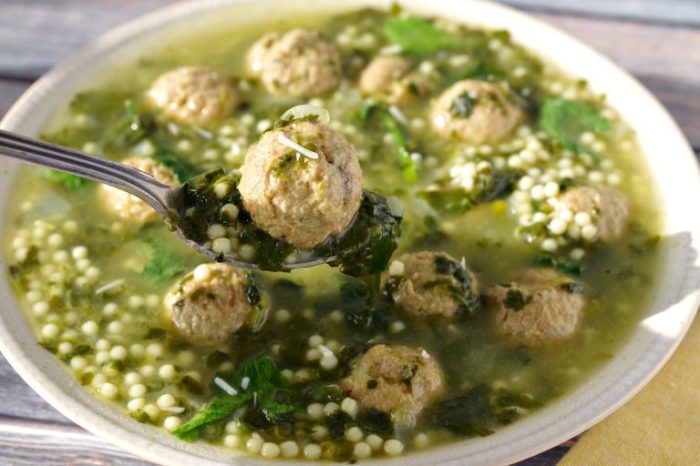 Recipe for meatballs for italian wedding soup