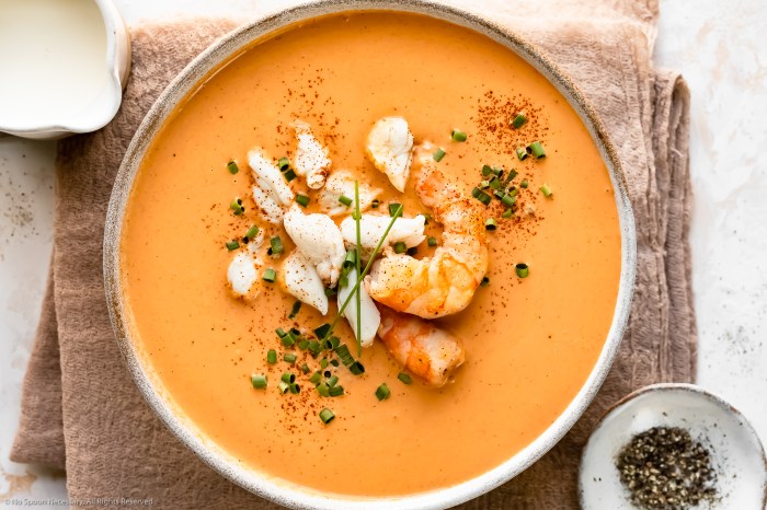 Recipe for crab bisque soup