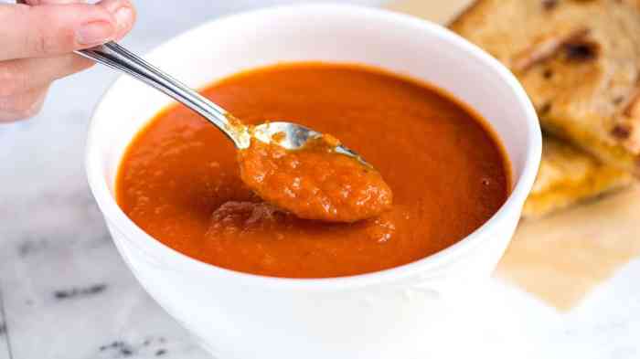 Recipe of tomato soup