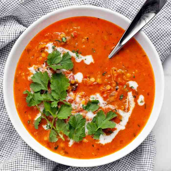 Recipe for lentil soup without tomatoes