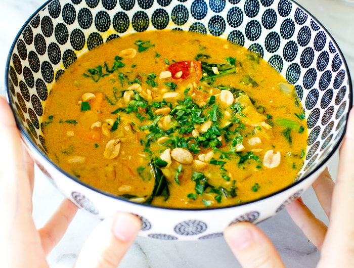 Recipe for west african peanut soup