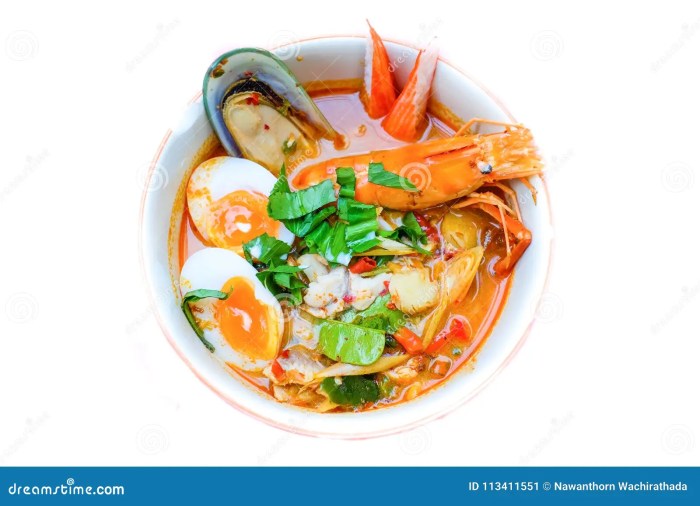 Recipe for tom yum noodle soup